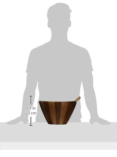 Lipper International Acacia Wave Bowl