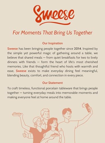 Sweese 4 oz Very Small White Porcelain Bowls - Set of 6 Dipping, Sauce, Salsa & Snack Bowls, Mini Ceramic Bowls for Condiments & Charcuterie