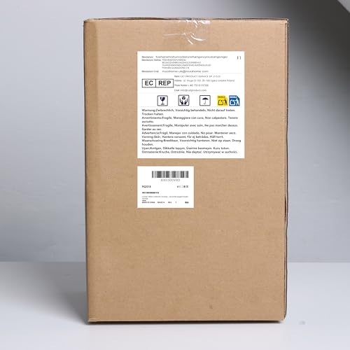 ComSaf 1 Qt Glass Storage Containers with Lids, Glass Jars with Lids, Clear Food Storage Jar, Round Canister Set of 6, Pantry Organizers for Cookie Pasta Flour Rice Tea Coffee Bean