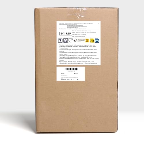 ComSaf 1 Qt Glass Storage Containers with Lids, Glass Jars with Lids, Clear Food Storage Jar, Round Canister Set of 6, Pantry Organizers for Cookie Pasta Flour Rice Tea Coffee Bean