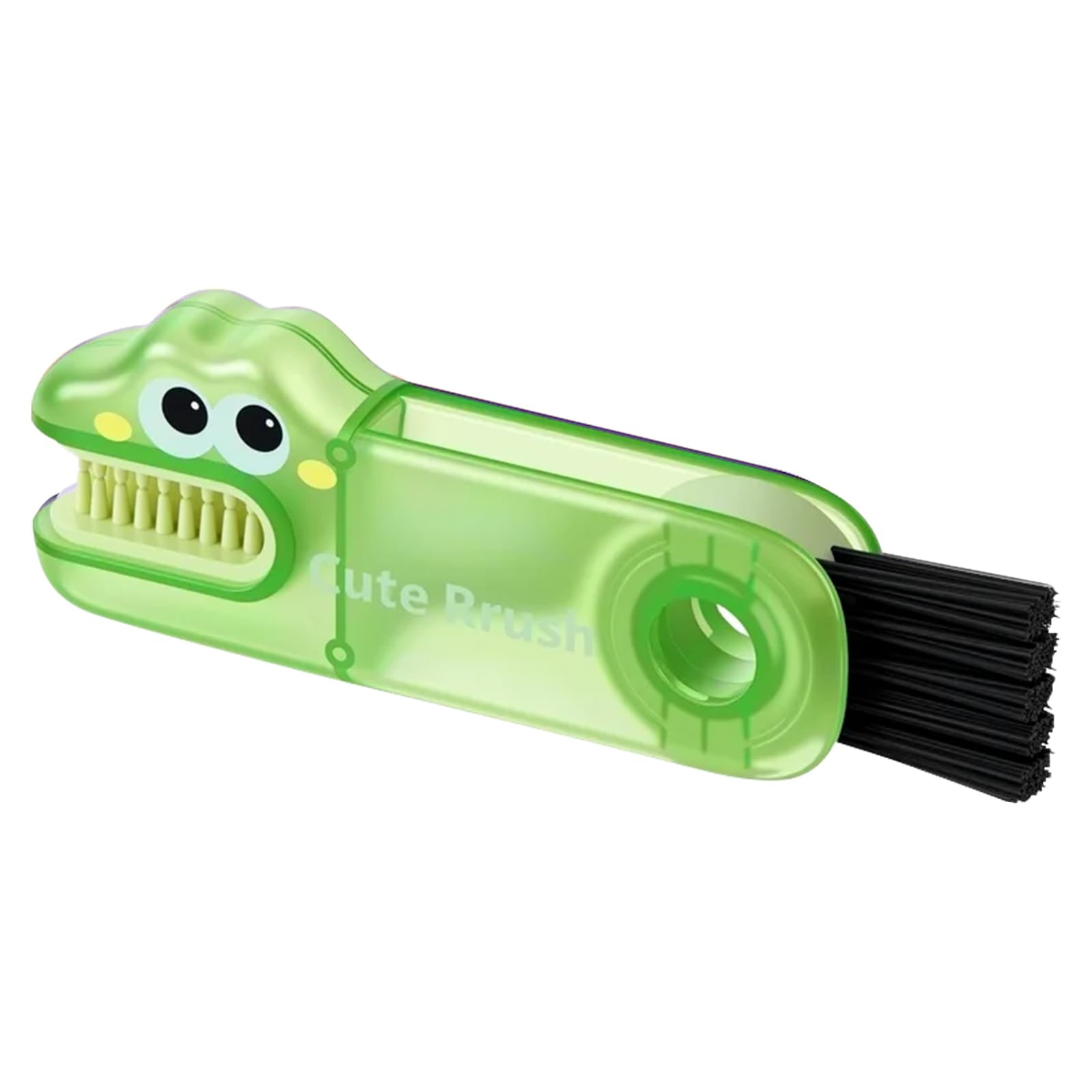 3 in 1 Cup Lid Cleaning Brush, 2024 Multifunctional Crevice Portable Cup Lid Cleaning Brush for Bottle Gap Tight Spaces Cup (B-Green)