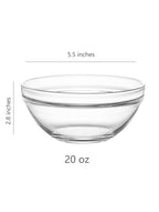 Sweejar 3 inch Small Glass Dipping Bowls set, 3 oz Dipping Sauce Bowls/Dishes, Mini Sauce Bowls for Ketchup, Soy, BBQ, Sushi, Party, 9 pack