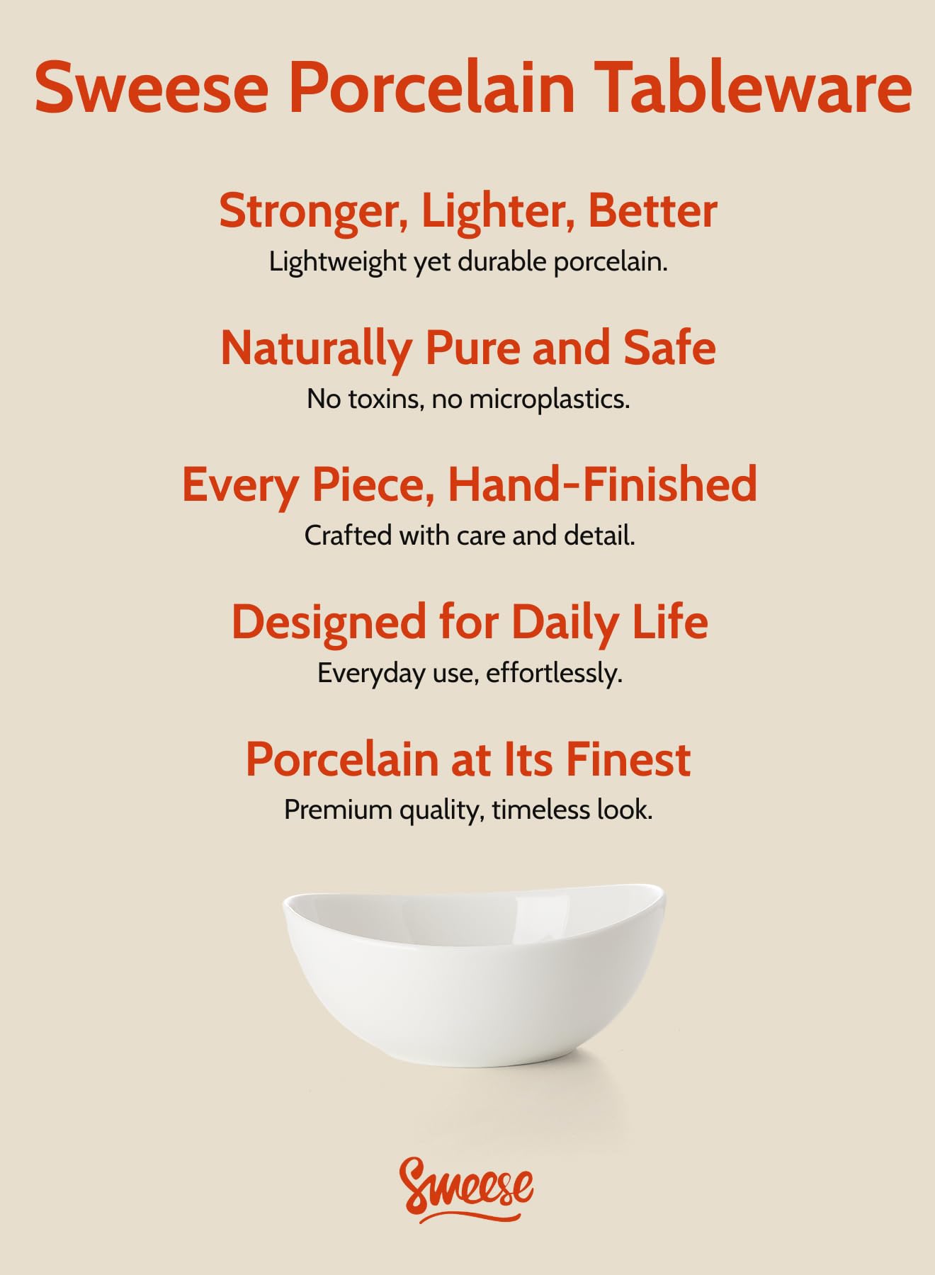 Sweese 4 oz Very Small White Porcelain Bowls - Set of 6 Dipping, Sauce, Salsa & Snack Bowls, Mini Ceramic Bowls for Condiments & Charcuterie