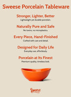 Sweese 4 oz Very Small White Porcelain Bowls - Set of 6 Dipping, Sauce, Salsa & Snack Bowls, Mini Ceramic Bowls for Condiments & Charcuterie