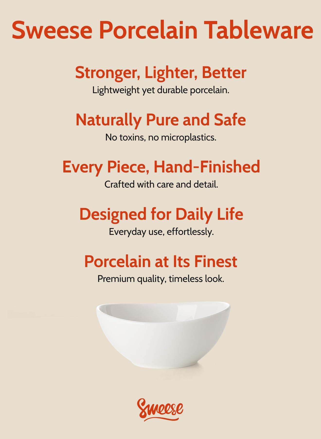 Sweese 4 oz Very Small White Porcelain Bowls - Set of 6 Dipping, Sauce, Salsa & Snack Bowls, Mini Ceramic Bowls for Condiments & Charcuterie