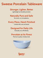 Sweese 4 oz Very Small White Porcelain Bowls - Set of 6 Dipping, Sauce, Salsa & Snack Bowls, Mini Ceramic Bowls for Condiments & Charcuterie