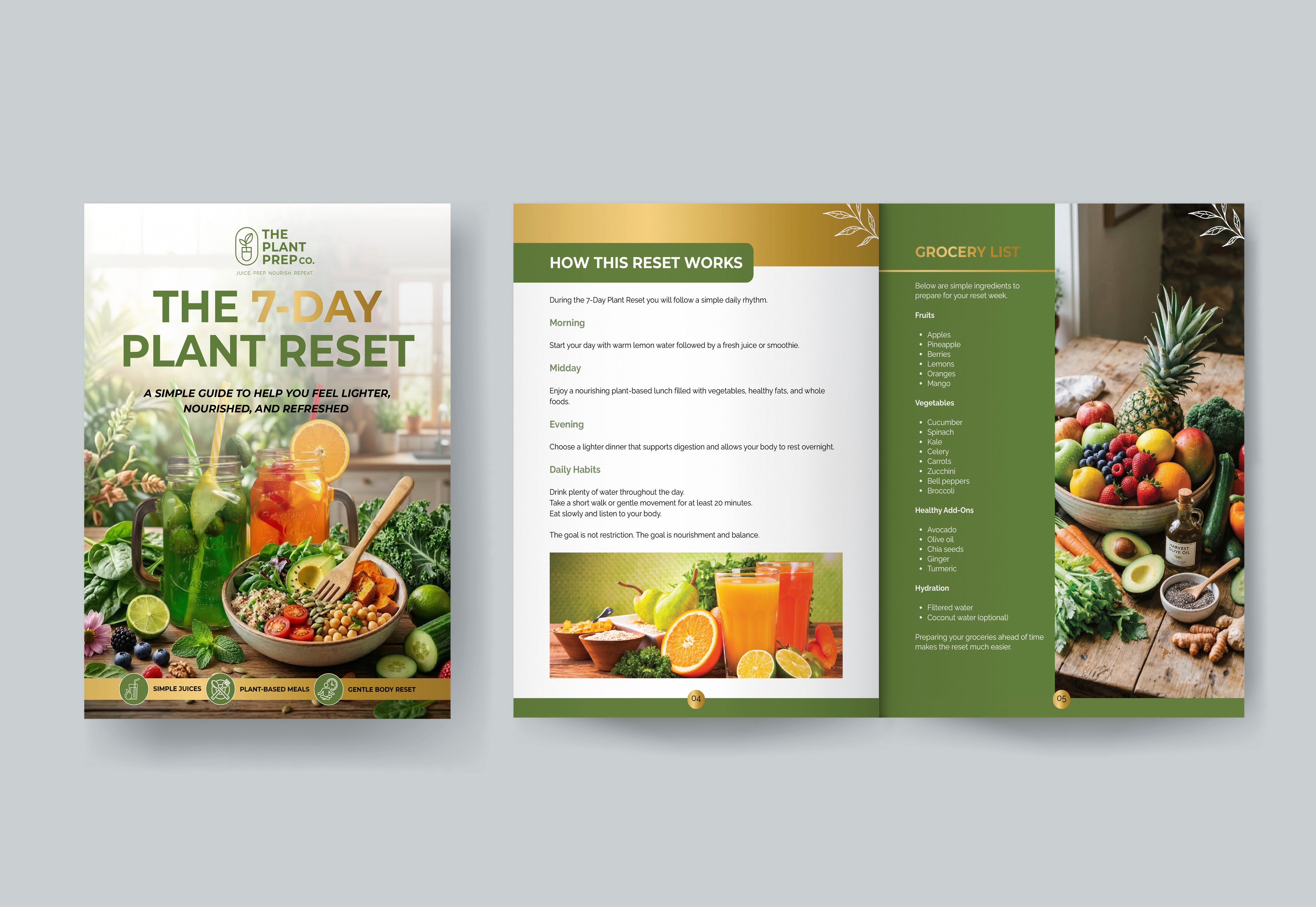 The 7-Day Plant Reset | Full Body Clean Eating Reset for Energy, Digestion & Weight Loss