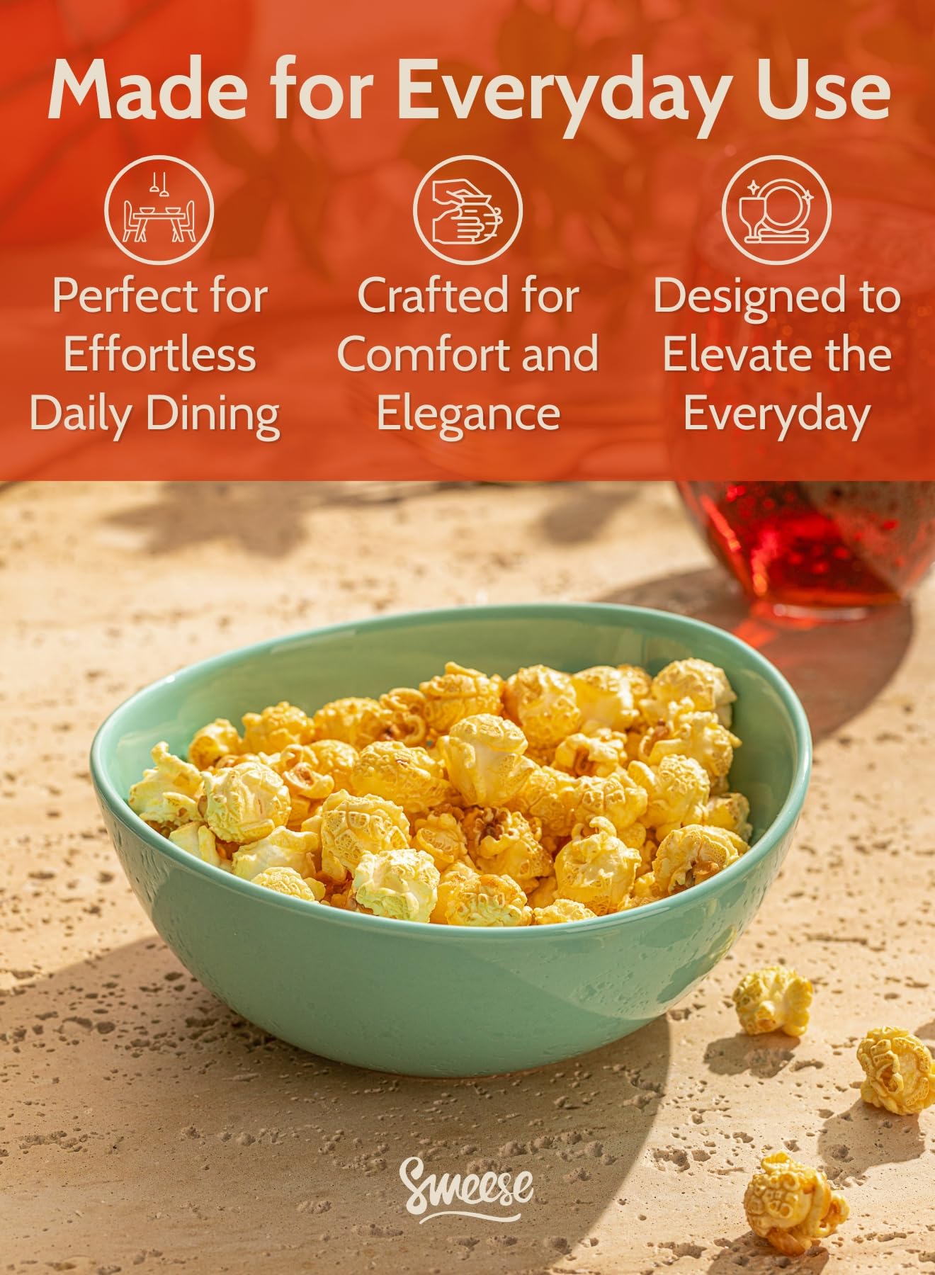 Sweese 4 oz Very Small White Porcelain Bowls - Set of 6 Dipping, Sauce, Salsa & Snack Bowls, Mini Ceramic Bowls for Condiments & Charcuterie