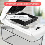 Fullstar The Original Pro Chopper - Vegetable Chopper and Spiralizer, Food Chopper with Container, Fruit Slicer, Kitchen Gadgets & Accessories, Home Essentials (4 in 1, White)