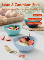 Sweese 4 oz Very Small White Porcelain Bowls - Set of 6 Dipping, Sauce, Salsa & Snack Bowls, Mini Ceramic Bowls for Condiments & Charcuterie