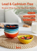 Sweese 4 oz Very Small White Porcelain Bowls - Set of 6 Dipping, Sauce, Salsa & Snack Bowls, Mini Ceramic Bowls for Condiments & Charcuterie