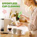 3 in 1 Cup Lid Cleaning Brush, 2024 Multifunctional Crevice Portable Cup Lid Cleaning Brush for Bottle Gap Tight Spaces Cup (B-Green)
