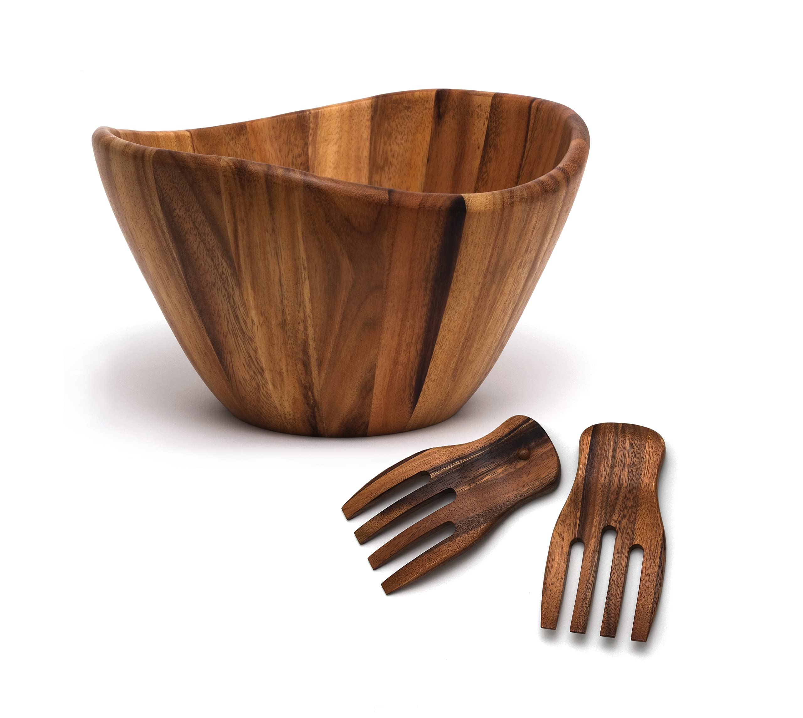 Lipper International Acacia Wave Bowl