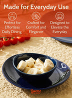 Sweese 4 oz Very Small White Porcelain Bowls - Set of 6 Dipping, Sauce, Salsa & Snack Bowls, Mini Ceramic Bowls for Condiments & Charcuterie