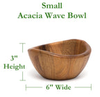 Lipper International Acacia Wave Bowl