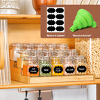 ComSaf Airtight Glass Jars with Lids 17oz Small Food Storage Container Set of 6 - Airtight Canister with Clear Preserving Seal Wire Clip Fastening for Kitchen Canning Pickling Mason jars