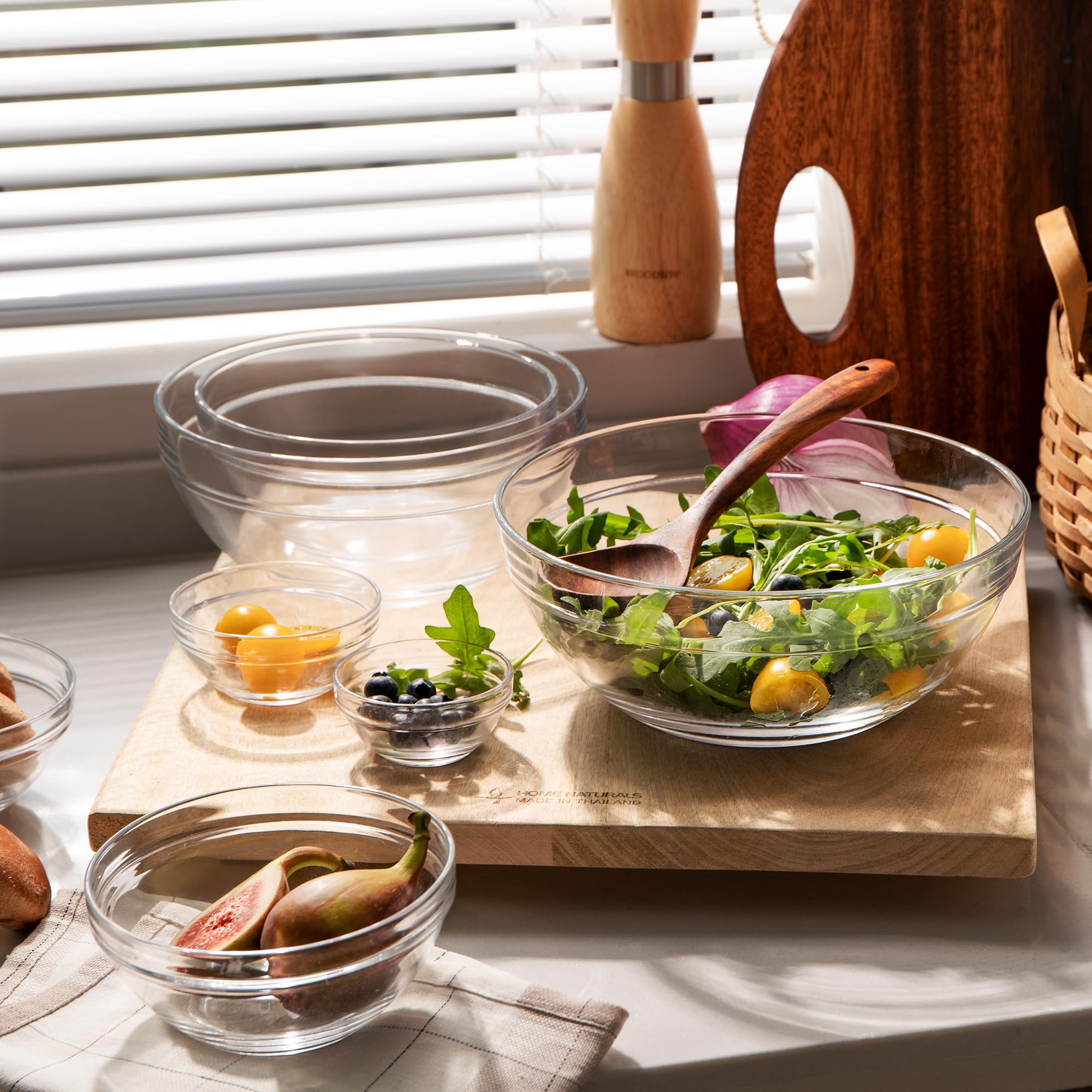 Sweejar 3 inch Small Glass Dipping Bowls set, 3 oz Dipping Sauce Bowls/Dishes, Mini Sauce Bowls for Ketchup, Soy, BBQ, Sushi, Party, 9 pack