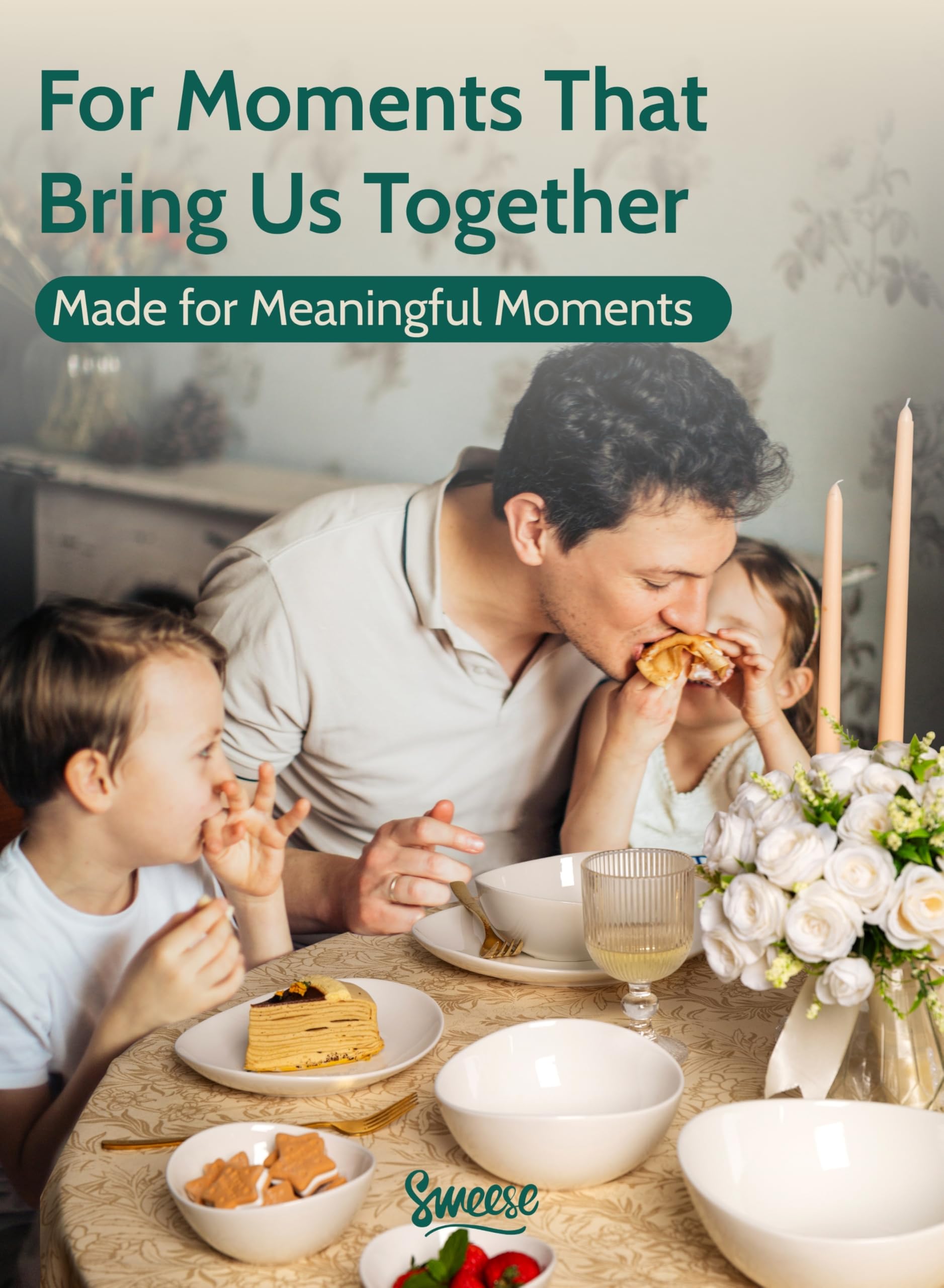 Sweese 4 oz Very Small White Porcelain Bowls - Set of 6 Dipping, Sauce, Salsa & Snack Bowls, Mini Ceramic Bowls for Condiments & Charcuterie