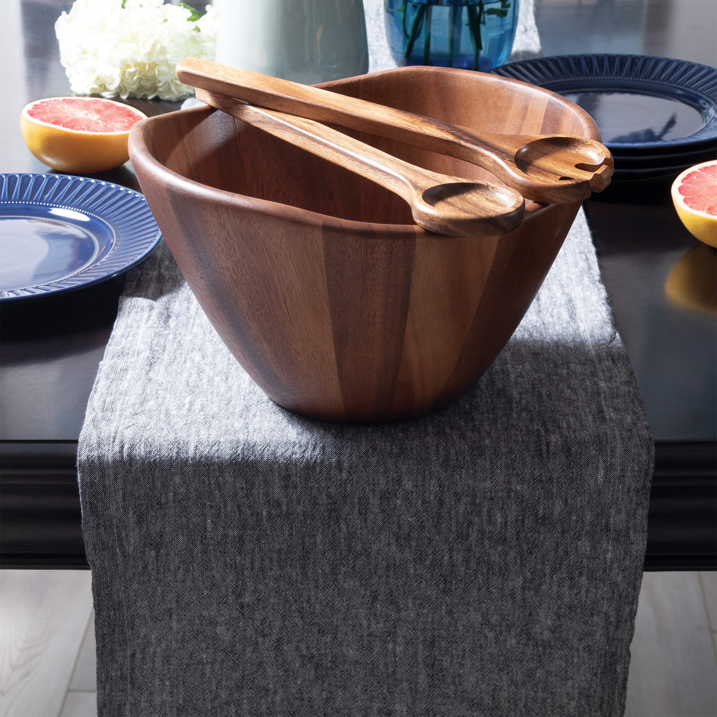 Lipper International Acacia Wave Bowl