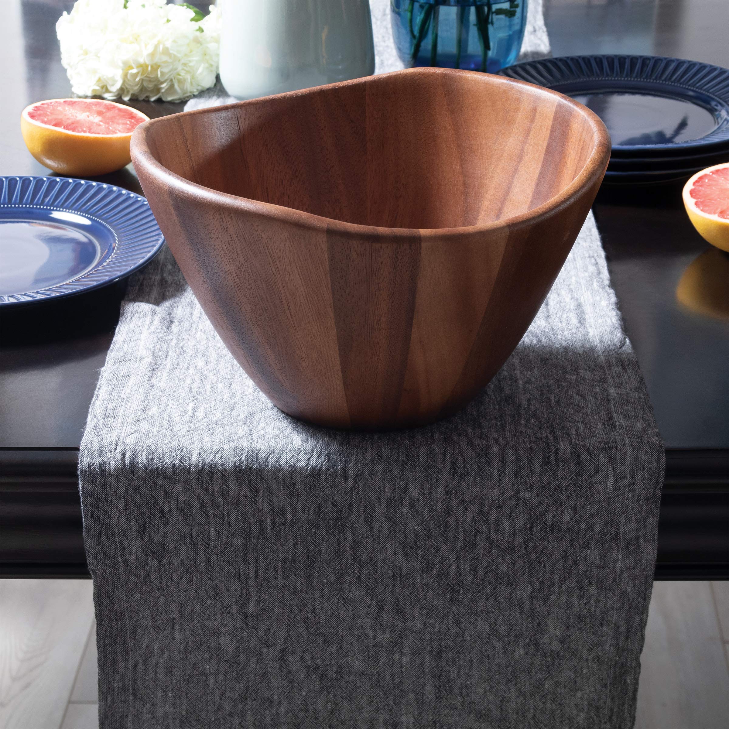 Lipper International Acacia Wave Bowl