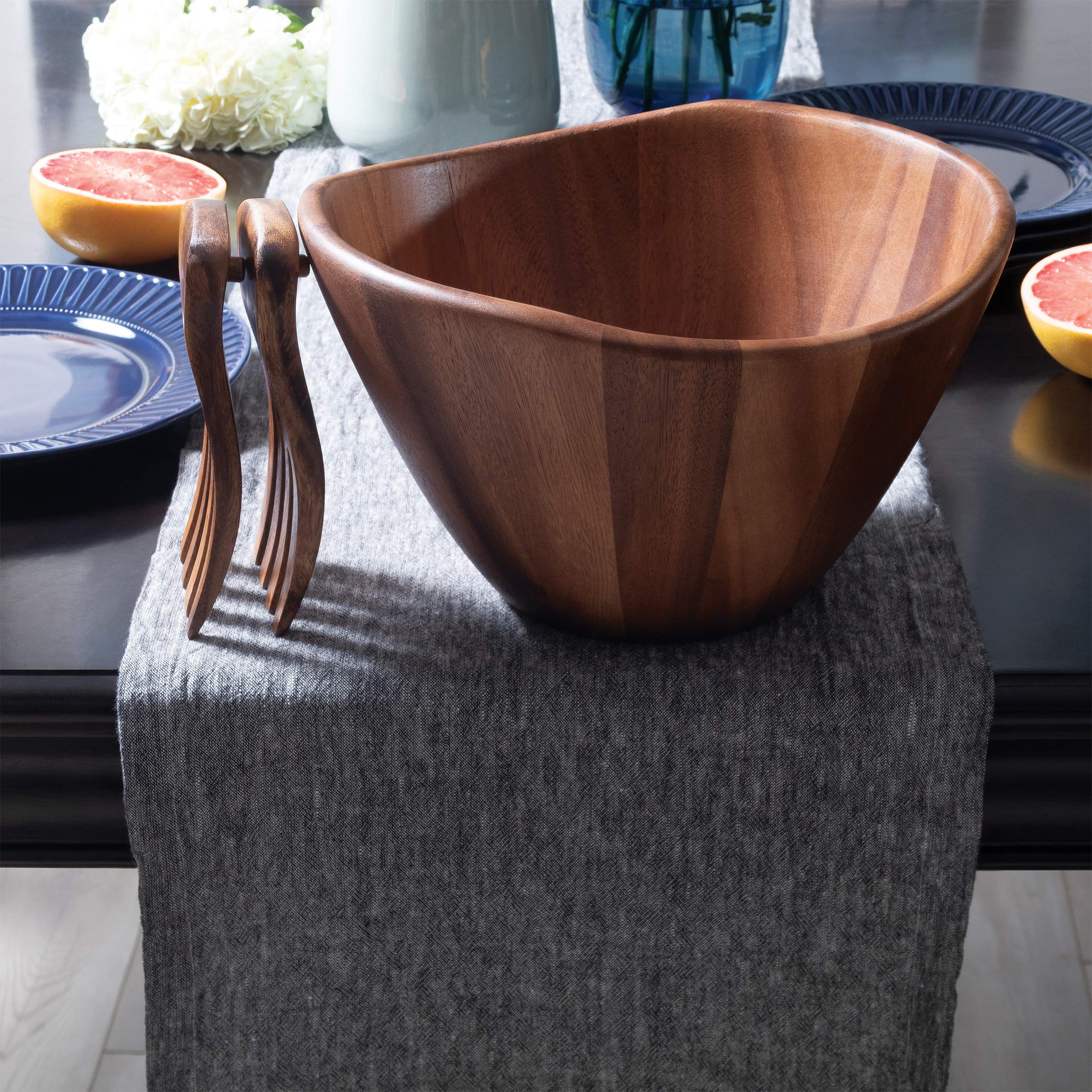 Lipper International Acacia Wave Bowl