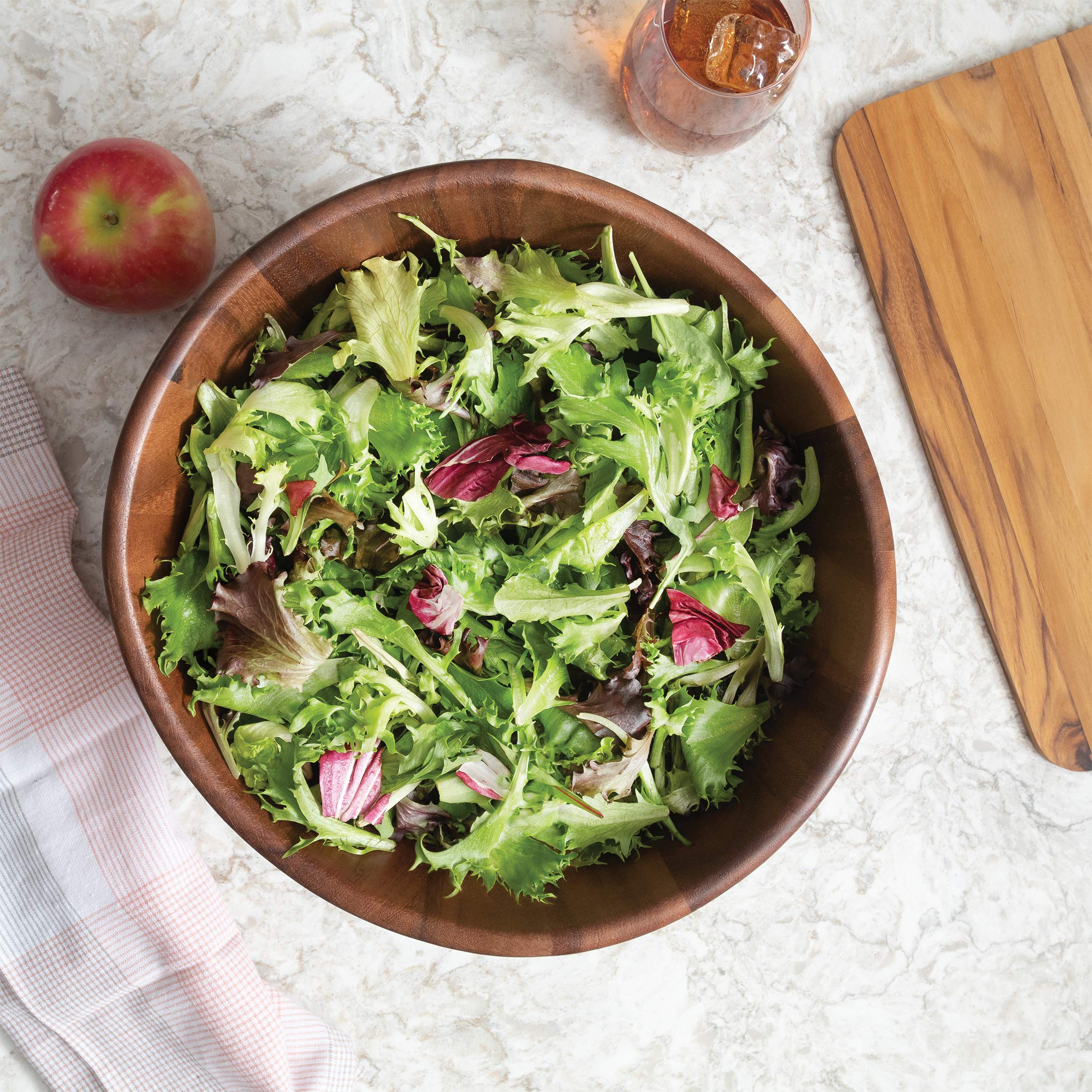 Lipper International Acacia Wave Bowl